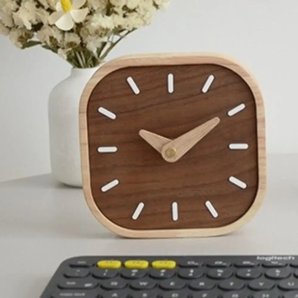 Bethel Wooden Silent Analog Clock