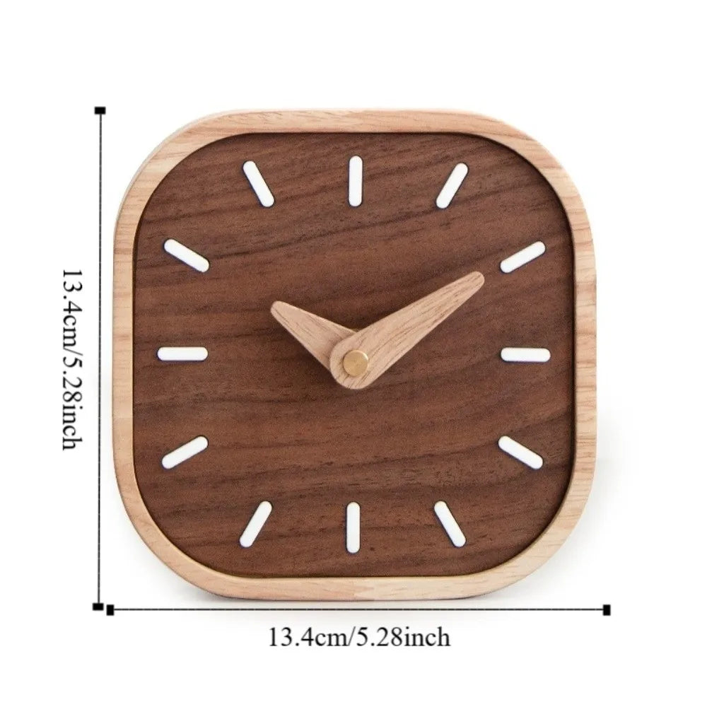 Bethel Wooden Silent Analog Clock