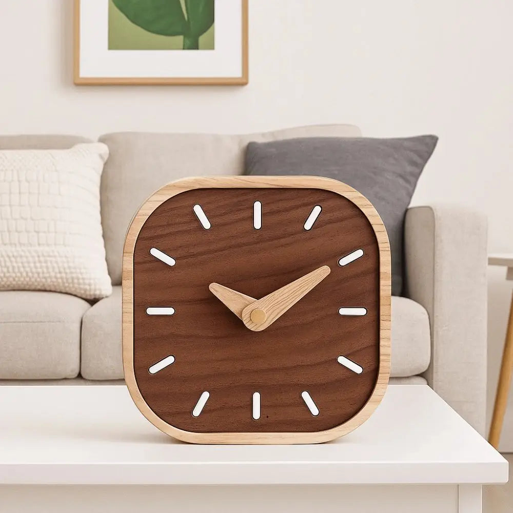 Bethel Wooden Silent Analog Clock