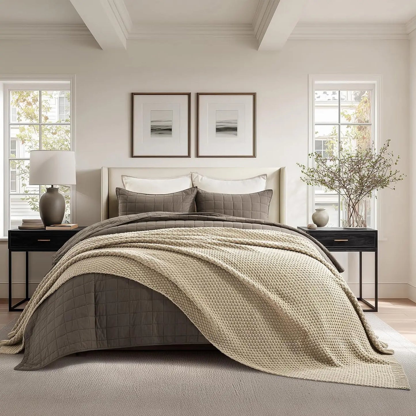 BETHEL Chenille Knit Blanket